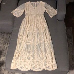 Wishlist S romper dress lace